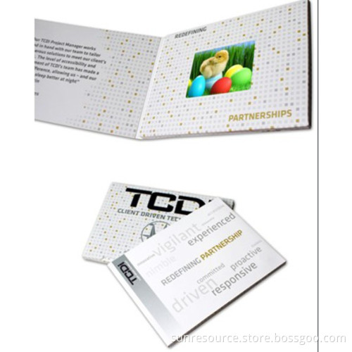 Video Card for Business Promotion, LCD Video Card, Promotional Video Card
